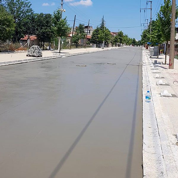 Beton Yol Yapım Çalışmaları